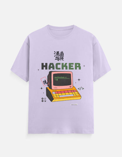 Retro Hacker Terminal vintage computer t-shirt by Helm & Hack